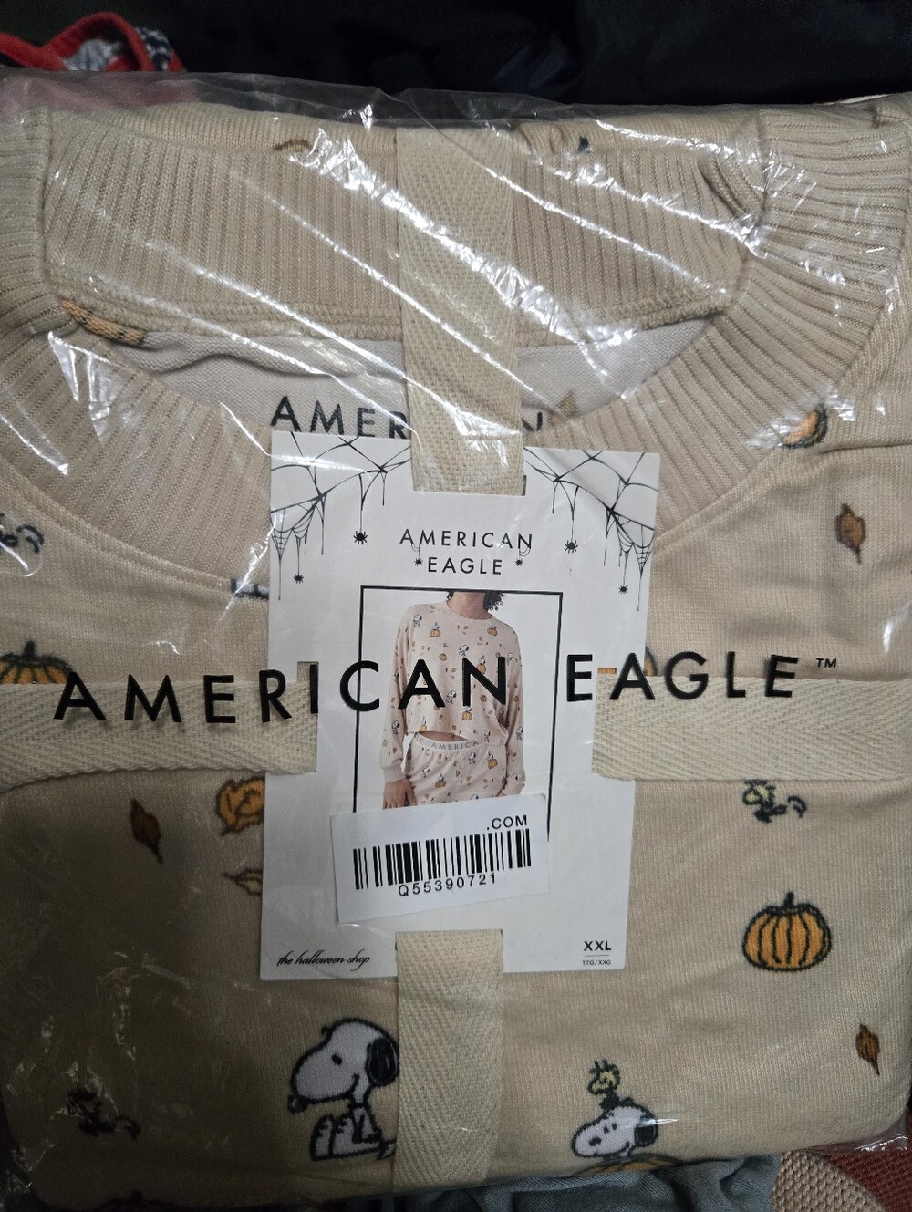 American Eagle Snoopy Fall Pj Set Size XXL NWT - Picture 2 of 4